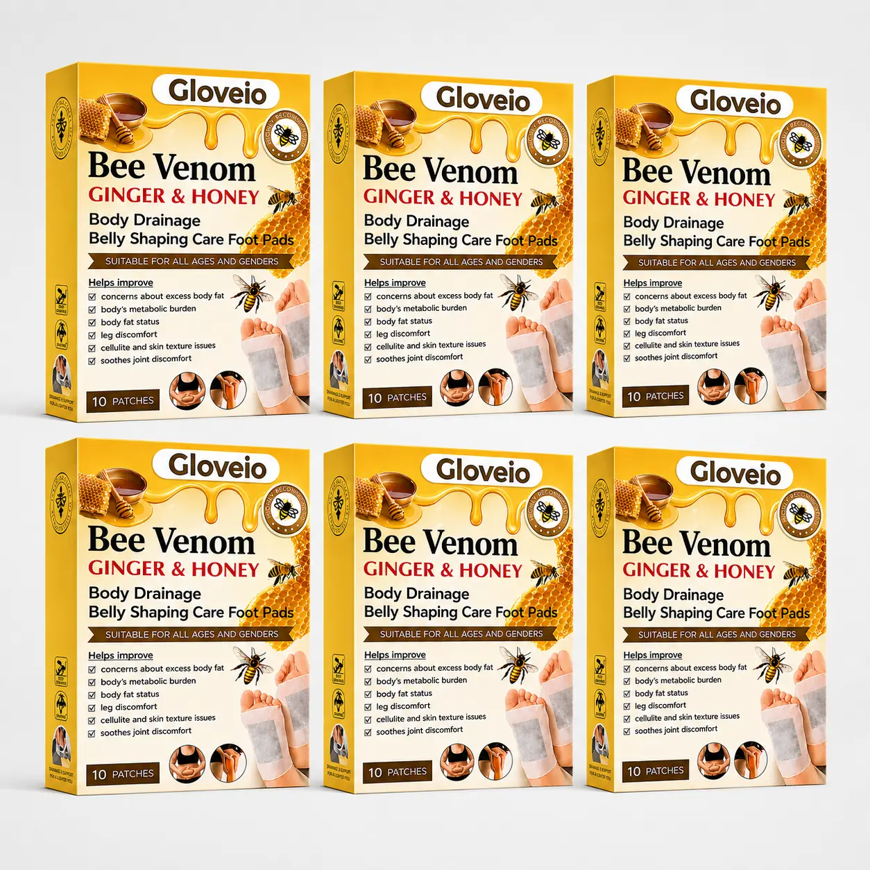 GloveioTM Bee Venom Foot Patches view 11