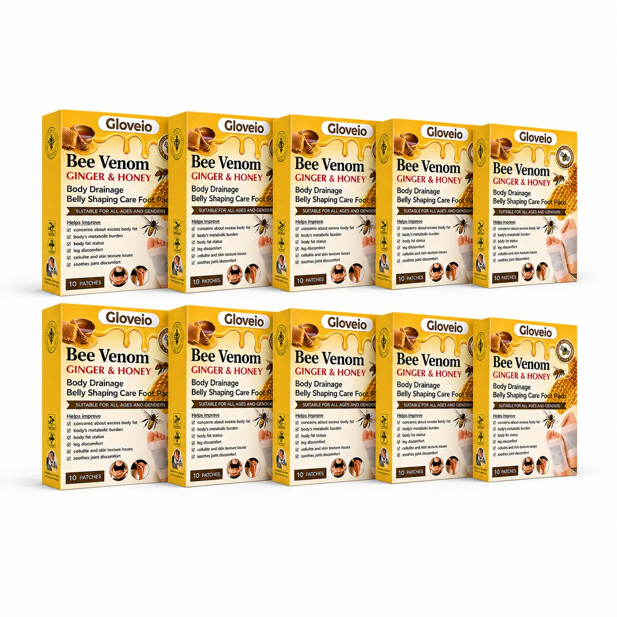GloveioTM Bee Venom Foot Patches view 12